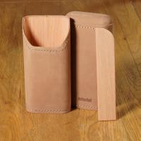 Adorini Leather Brown Cigar Case - 2/3 Cigar Capacity (AD063)
