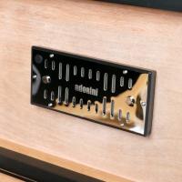 Adorini Torino Black Grande Deluxe Cigar Humidor - 150 Cigar Capacity (ADO178)