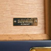 Adorini Medium Deluxe Midnight Blue Cigar Humidor - 75 Cigar Capacity (AD188)