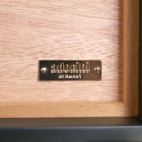 Adorini Medium Deluxe Imperial Green Cigar Humidor - 75 Cigar Capacity (AD189)