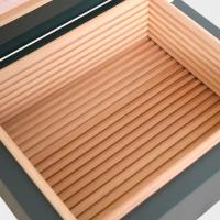 Adorini Medium Deluxe Imperial Green Cigar Humidor - 75 Cigar Capacity (AD189)