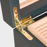 Adorini Medium Deluxe Imperial Green Cigar Humidor - 75 Cigar Capacity (AD189)