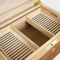 Adorini Elm Burl Specially Selected Grande Deluxe Cigar Humidor - 150 Cigar Capacity (ADO192)