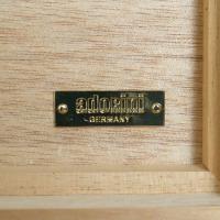 Adorini Olive Ash Burl Specially Selected Grande Deluxe Cigar Humidor - 150 Cigar Capacity (ADO196)