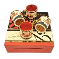 Arturo Fuente 4 Espresso Cups Set and Cubanitos Sampler