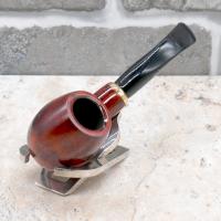 Aldo Morelli Fiorita Cherry 495 Smooth 9mm Filter Bent Fishtail Pipe (AMF124)