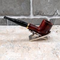 Aldo Morelli Fiorita Cherry 490 Smooth 9mm Filter Straight Fishtail Pipe (AMF128)