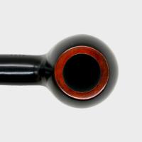 Aldo Morelli Fiorita Black 513 Smooth 9mm Filter Fishtail Pipe (AMF180)