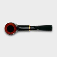 Aldo Morelli Fiorita Black 514 Smooth 9mm Filter Fishtail Pipe (AMF181)