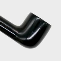 Aldo Morelli Fiorita Black 514 Smooth 9mm Filter Fishtail Pipe (AMF181)