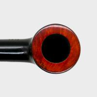 Aldo Morelli Fiorita Black 514 Smooth 9mm Filter Fishtail Pipe (AMF181)