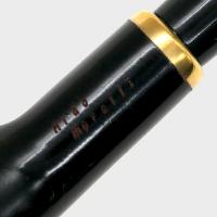 Aldo Morelli Fiorita Black 514 Smooth 9mm Filter Fishtail Pipe (AMF181)