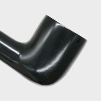 Aldo Morelli Fiorita Black 514 Smooth 9mm Filter Fishtail Pipe (AMF185)