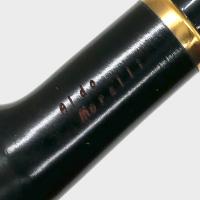 Aldo Morelli Fiorita Black 514 Smooth 9mm Filter Fishtail Pipe (AMF185)