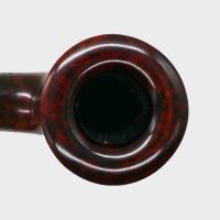 Aldo Morelli Fiorita Cherry 494 Smooth 9mm Filter Bent Fishtail Pipe (AMF186)