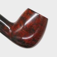 Aldo Morelli Fiorita Cherry 493 Smooth 9mm Filter Bent Fishtail Pipe (AMF187)