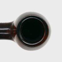 Aldo Morelli Fiorita Cherry 493 Smooth 9mm Filter Bent Fishtail Pipe (AMF187)