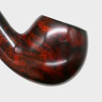 Aldo Morelli Fiorita Cherry 491 Smooth 9mm Filter Bent Fishtail Pipe (AMF188)