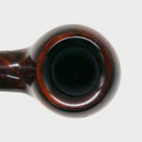 Aldo Morelli Fiorita Cherry 491 Smooth 9mm Filter Bent Fishtail Pipe (AMF188)