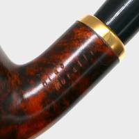 Aldo Morelli Fiorita Cherry 491 Smooth 9mm Filter Bent Fishtail Pipe (AMF188)