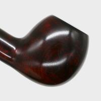 Aldo Morelli Fiorita Cherry 495 Smooth 9mm Filter Bent Fishtail Pipe (AMF190)
