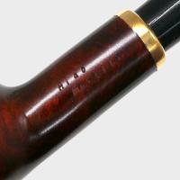 Aldo Morelli Fiorita Cherry 495 Smooth 9mm Filter Bent Fishtail Pipe (AMF190)