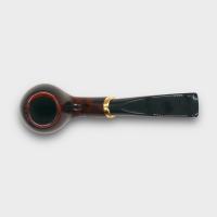 Aldo Morelli Fiorita Cherry 491 Smooth 9mm Filter Bent Fishtail Pipe (AMF191)