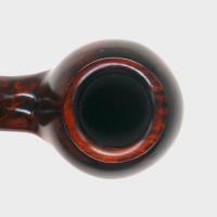 Aldo Morelli Fiorita Cherry 491 Smooth 9mm Filter Bent Fishtail Pipe (AMF191)