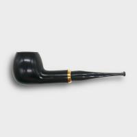 Aldo Morelli Fiorita Black 513 Smooth 9mm Filter Fishtail Pipe (AMF196)