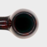 Aldo Morelli Fiorita Cherry 493 Smooth 9mm Filter Bent Fishtail Pipe (AMF198)