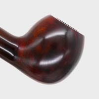 Aldo Morelli Fiorita Cherry 495 Smooth 9mm Filter Bent Fishtail Pipe (AMF199)