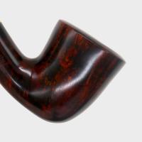 Aldo Morelli Fiorita Cherry 494 Smooth 9mm Filter Bent Fishtail Pipe (AMF200)