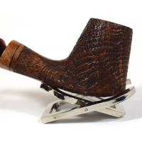 Ariberto Paronelli Volkan B Sandblast Fishtail Briar Pipe (ART118)