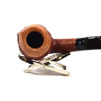 Adams Artisan By Ardor Urano Brown Rustic Pennellessa Mouthpiece Pipe (ART208)