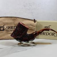 Ardor Meteora Translucent Brown Pennellessa Fishtail Pipe (ART268)