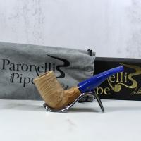 Ariberto Paronelli Olea Excelsa Blue Stem Fishtail Pipe (ART276)