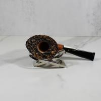 Ariberto Paronelli Part Rustic Meerschaum Inserts Fishtail Pipe (ART280)