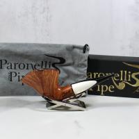 Ariberto Paronelli Part Rustic Meerschaum Inserts Fishtail Pipe (ART280)