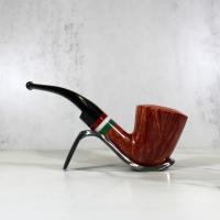 Tommaso Spanu Briar F2 Tricolour Bent Fishtail Pipe (ART300)