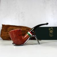 Tommaso Spanu Briar F2 Tricolour Bent Fishtail Pipe (ART300)