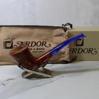 Ardor Giove Pennellessa Mouthpiece Blue Stem Fishtail Pipe (ART414)