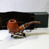 Tomasso Spanu Briar ?F? Italian Bent Pipe (ART444)