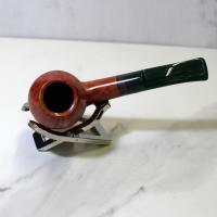 Tomasso Spanu Half Rustic Italian Bent Pipe (ART454)