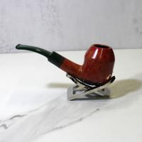 Tomasso Spanu Half Rustic Italian Bent Pipe (ART454)