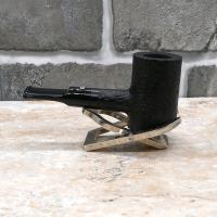 Talamona Di Paolo Croci Classica Black Poker Fishtail Pipe (ART610)