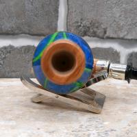 Ariberto Paronelli Olea Excelsa Calabash Fishtail Pipe (ART617)