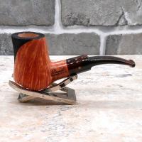 Ariberto Paronelli Churchwarden Half Rustic Fishtail Pipe (ART631)