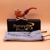 Ariberto Paronelli Reverse Calabash Semi Rustic Fishtail Pipe (ART668)
