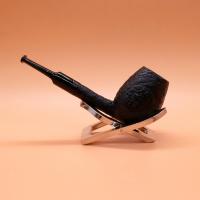 Proxima Egg Black Sandblast Fishtail Mouthpiece Pipe (ART680)