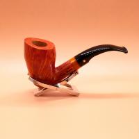 Tommaso Spanu Briar F1 Bent Freehand Fishtail Pipe (ART696)